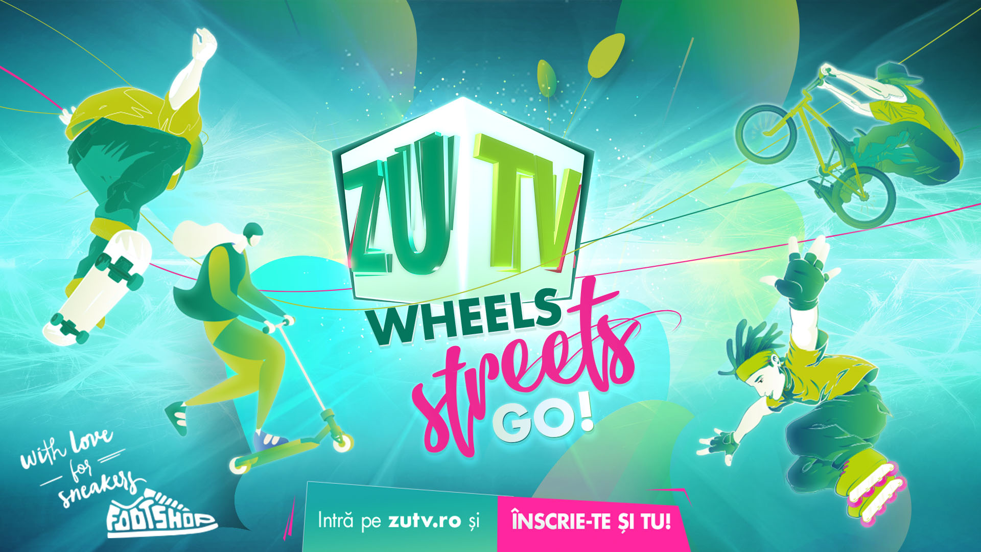ZU TV a lansat campania „Wheels! Streets! Go!”